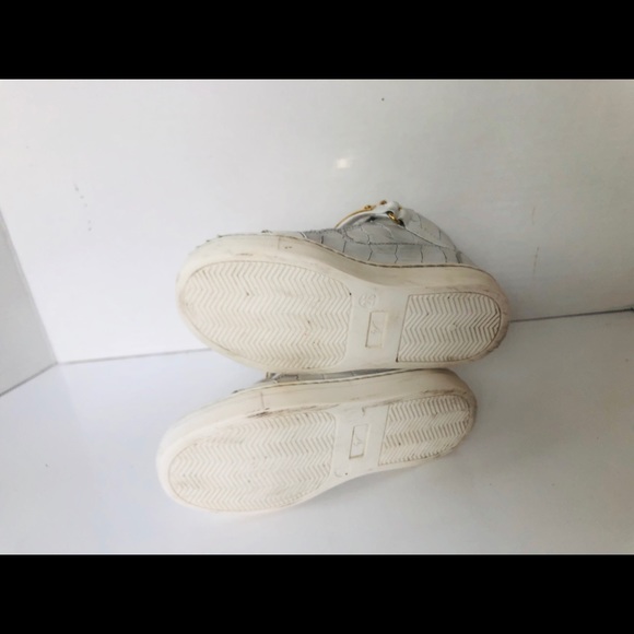 GIUSEPPE ZANOTTI
White High Tops With Metal Detail - Picture 7 of 7